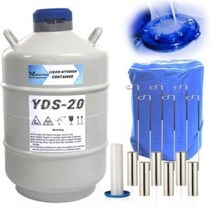 20L Aluminum Alloy Liquid Nitrogen Dewar Tank