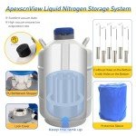 20L Aluminum Alloy Liquid Nitrogen Dewar Tank