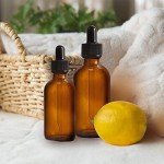 24 Pack Amber Glass Bottles with Droppers