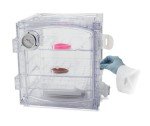 Clear Polycarbonate Vacuum Desiccator Cabinet, 35 Liter