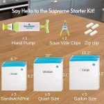20-Pack Reusable Sous Vide Vacuum Seal Bags