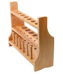 Wooden Test Tube Rack for 13 Tubes - Beech Wood