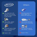 Strivide 10 ft Ribbed Strip Door Curtain Kit