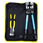 KOTTO Battery Cable Lug Crimper Tool with Cutter