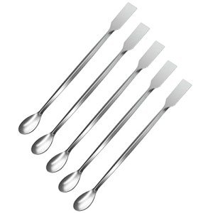 20cm Stainless Steel 2-in-1 Lab Spoon Spatula Set