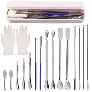 17-Piece Stainless Steel Micro Sampling Spoon Set
