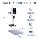 LACHOI Digital Overhead Stirrer Mixer 100-2000RPM