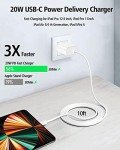 10FT Fast Charging USB-C Cable for iPad