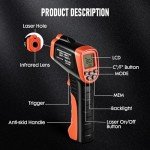 Digital Infrared Thermometer Gun for Cooking & Repairs