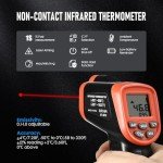 Digital Infrared Thermometer Gun for Cooking & Repairs