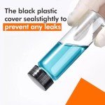 Clear Glass Sample Vial with Black Cap, 20 ml