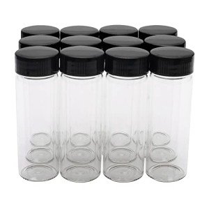 Clear Glass Vials 30ml - Pack of 12