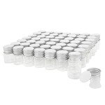 50PCS Leak-Proof 5ml Glass Vials with Caps