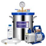 VIVOHOME 3 Gallon Stainless Steel Vacuum Chamber Kit