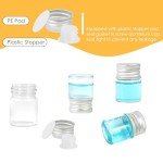 50PCS Leak-Proof 5ml Glass Vials with Caps