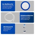 VIVOHOME 3 Gallon Stainless Steel Vacuum Chamber Kit