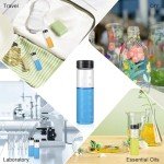 10 Pack 40ml Clear Glass Sample Vials with Caps