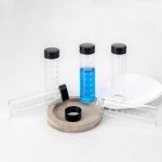 10 Pack 40ml Clear Glass Sample Vials with Caps