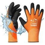 Waterproof Winter Work Gloves - Thermal Insulated Orange