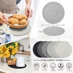 Coga 8" Heat Resistant Trivets - 6 Pack