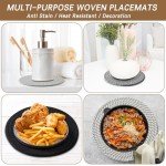 Coga 8" Heat Resistant Trivets - 6 Pack