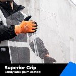 Waterproof Winter Work Gloves - Thermal Insulated Orange