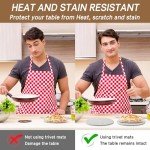 Coga 8" Heat Resistant Trivets - 6 Pack