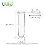 500pcs 2ml Autoclavable Microcentrifuge Tubes