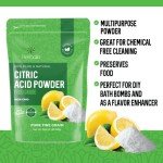 Citric Acid Powder, 2 lb - Food Grade Bulk