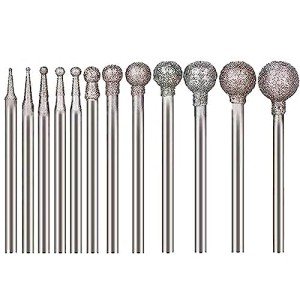 12PCS Diamond Burr Rotary Grinding Tool Set