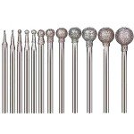 12PCS Diamond Burr Rotary Grinding Tool Set