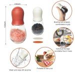 Adjustable Salt and Pepper Grinder Set - 2 Pack
