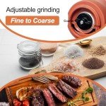 Adjustable Salt and Pepper Grinder Set - 2 Pack