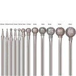 12PCS Diamond Burr Rotary Grinding Tool Set