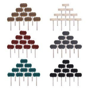 60 Pack Abrasive Buffing Wheels for Rotary Tools