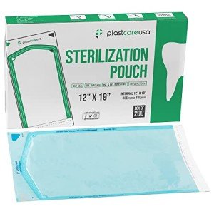200 Sterilization Pouches for Dental & Medical Use