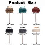 60 Pack Abrasive Buffing Wheels for Rotary Tools