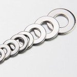 550 Pcs Stainless Steel Flat Washers Assortment Kit