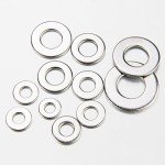 550 Pcs Stainless Steel Flat Washers Assortment Kit