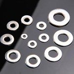 550 Pcs Stainless Steel Flat Washers Assortment Kit