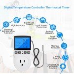 Diymore Digital Thermostat Temperature Controller 2900W