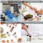 Asherxin 10ml Clear Glass Sample Vials, 20 Pack