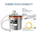 3 Gallon Stainless Steel Vacuum Chamber with Glass Lid