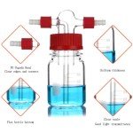 Borosilicate Glass Graduated Gas Washing Bottle - 100ML