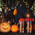 100 Pcs Clear Plastic Test Tubes with Caps