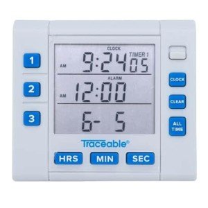 Cole-Parmer Triple-Display Clock/Timer with Calibration Report