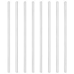 8 Pack Borosilicate Glass Stirring Rods, 11.81