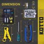 KOTTO Coax Cable Crimper and Stripper Kit
