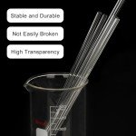 8 Pack Borosilicate Glass Stirring Rods, 11.81
