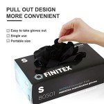 Black Nitrile Disposable Exam Gloves - 100 PCS